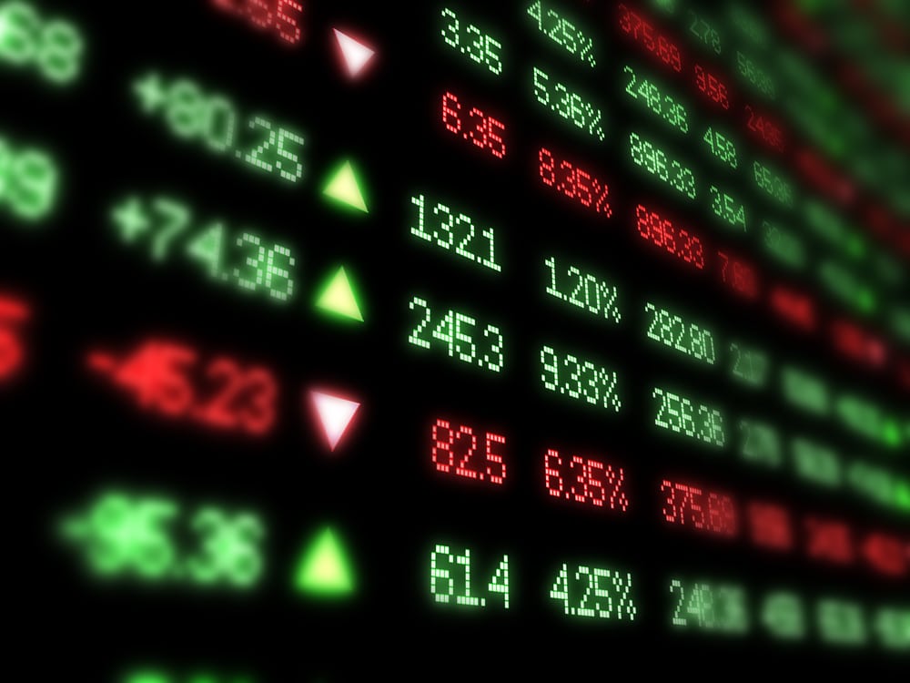 Colored,Ticker,Board,On,Black