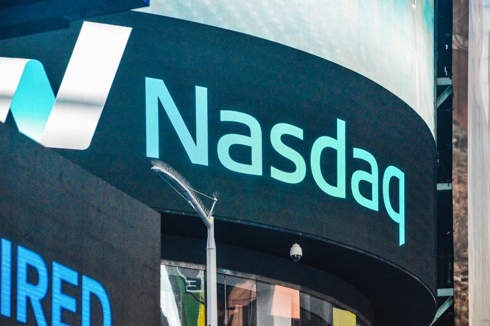 New,York,City,,May,27,2017:,A,Nasdaq,Headqwaters,On