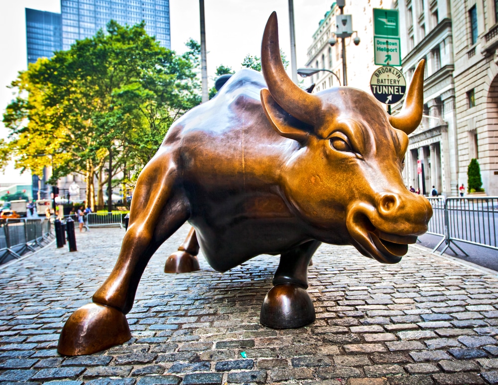 New,York,City,-,Aug,3:,The,Landmark,Charging,Bull